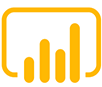 A logo for Power BI.