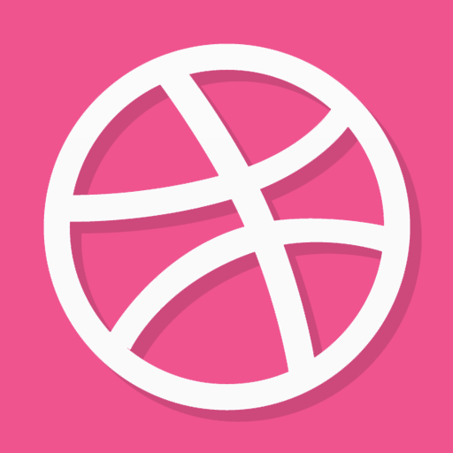 Logo for the site Dribbble.