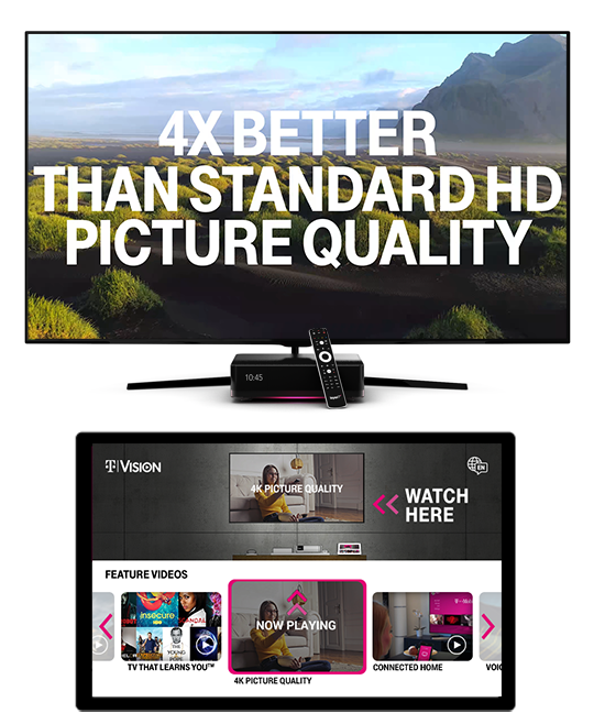 Image of the demo, with a feature video engaged.